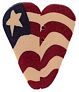Extra Large Folk Art Liberty Heart
